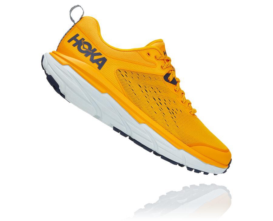 Trail Shoes Mens - Hoka One One Challenger ATR 6 - Yellow - AQMKGWL-46